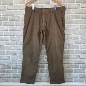 Spoke London Sharps Chino 36 Build A Sand Brown Slim Tapered Casual Luxury